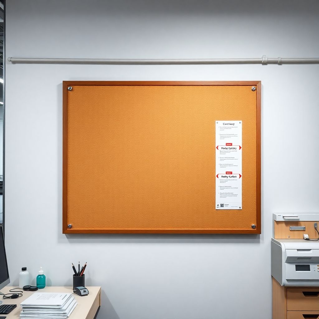 Pizzarron de Corcho 60 X 90